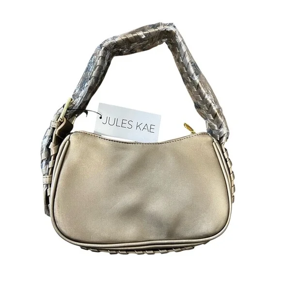 New Jules Kae women's Delilah hand bag in gold. Retails for $130.00. - Picture 1 of 6